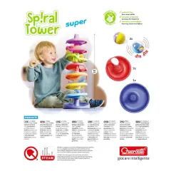 Super Torre A Spirale, Pista Biglie per Bambini - Primi giochi