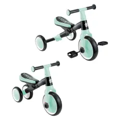 Triciclo Globber Learning Trike 2 in 1 Mint Triciclo & Balance Bke - Tricicli e primi passi