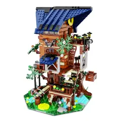 Cada Costruzioni Four Seasons Story Tree House 1155 Pezzi - Alimenti, mercatini, stoviglie