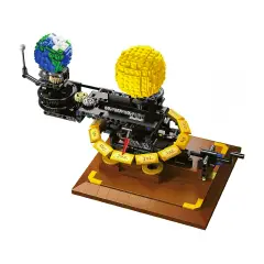 Cada Costruzioni The Solar System - 865 Pezzi - Alimenti, mercatini, stoviglie