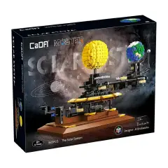 Cada Costruzioni The Solar System - 865 Pezzi - Alimenti, mercatini, stoviglie