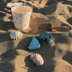 Bamboom Set Spiaggia Morbido Secchiello con Accesori  Fishes - estivo mare