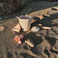Bamboom Set Spiaggia Morbido Secchiello Con Accesori  Tulips - estivo mare