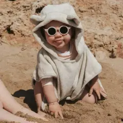 Poncho Mare Taglia 0-2A Sand - accappatoi