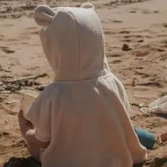 Poncho Mare Taglia 0-2A Water Peach - accappatoi