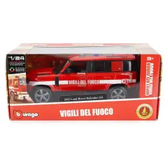 Auto 1:24 Vigili Del Fuoco Land Rover Defender 110 - modellini