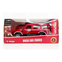 Auto 1:24 Vigili Del Fuoco Land Rover Series II - modellini