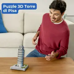 Puzzle 3D Iconics Torre Di Pisa Led - Puzzle in cartone