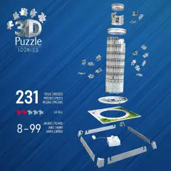 Puzzle 3D Iconics Torre Di Pisa Led - Puzzle in cartone