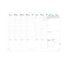 Agenda 2026 Prenote - Settimana Planning, Italiano, Roma Blu Navy - agende