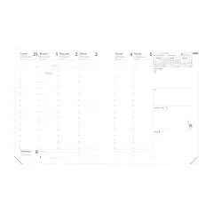 Agenda 2026 Presidente Settimana Planning, Italiano, Rub Roma Blu Ghiaccio - agende