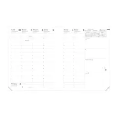 Agenda 2026 Presidente Settimana Planning, Italiano, Rub Roma Verde Acquamarina - agende