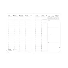 Agenda 2026 Ministro - Settimana Planning, Italiano, Roma Rosso - agende