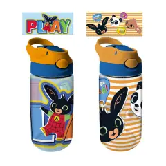 Bing Borraccia Trasparente Con Cannuccia 480ml - regalo e gadget valigeria