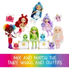 Rainbow High Littles Rainbow Fantrasy Fairies Doll - Apple Red - collezionabili bambina