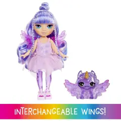 Rainbow High Littles Rainbow Fantrasy Fairies Doll - Amethyst Purple - collezionabili bambina