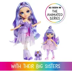 Rainbow High Littles Rainbow Fantrasy Fairies Doll - Amethyst Purple - collezionabili bambina