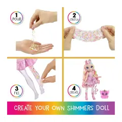 Rainbow High Rainbow Shimmers Con Slime Fashion Doll - Bella Pink - collezionabili bambina