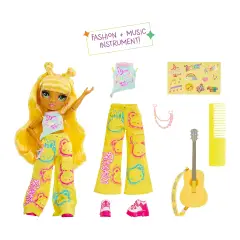 Rainbow High Jr High Rockband Fashion Dolls - Sunny - collezionabili bambina