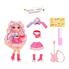 Rainbow High Jr High Rockband Fashion Dolls - Bella - collezionabili bambina