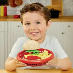 Creative Chef's Cheeseburger E Patatine Fritte Kit - collezionabili bambina