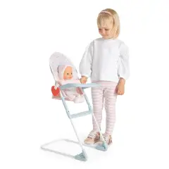 Chicco Seggiolone Bambola Pieghevole con Vassoio e Poggiapiedi - Bambole e accessori