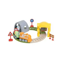 Chicco Trenino Elettronico ECO+ con 34 Accessori e Binari Modulari - Veicoli, garage e piste