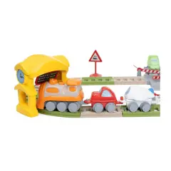 Chicco Trenino Elettronico ECO+ con 34 Accessori e Binari Modulari - Veicoli, garage e piste