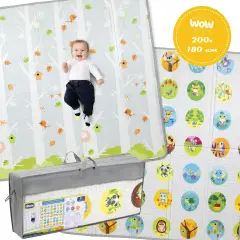 Chicco Tappeto Gioco 2in1 Extra Large 200x180 Double Face - Primi giochi