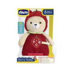 Chicco Peluche Interattivo Fragola Trilingue Numeri e Colori - Primi giochi
