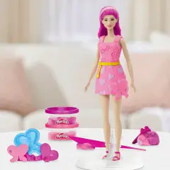 Playdoh Barbie Designer Dolls Cuoricini - creatività