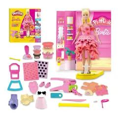 Playdoh Barbie Designer Fashion Show - creatività