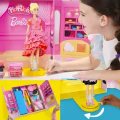 Playdoh Barbie Designer Fashion Show - creatività