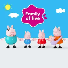 Peppa Pig The Family Of Peppa Pig 5 Characters - collectible little girl