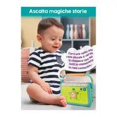 Carotina Baby Radiolina con Bluetooth, Storie, Luci e Musica - Primi giochi