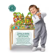 Tavolo Attività in Legno Montessori Cresce con Te 1+ Anno - Primi giochi