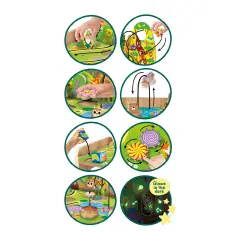 Tavolo Attività in Legno Montessori Cresce con Te 1+ Anno - Primi giochi