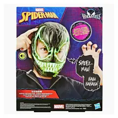 Spiderman Maschera Elettronica Venom Si Illumina Al Buio - action figures ed accessori