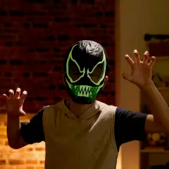 Spiderman Maschera Elettronica Venom Si Illumina Al Buio - action figures ed accessori