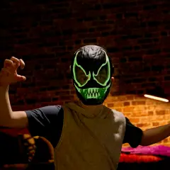 Spiderman Maschera Elettronica Venom Si Illumina Al Buio - action figures ed accessori