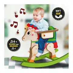 Cavalluccio a Dondolo Montessori in Legno My Baby Pony - Primi giochi