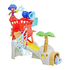 Spidey Water Web Pirate Island - action figures and accessories