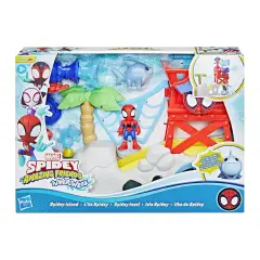 Spidey Water Web Pirate Island - action figures and accessories