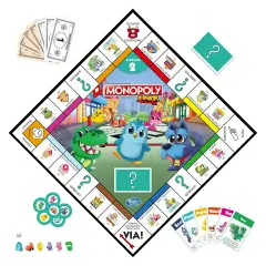 Monopoly Junior 2 Giochi In 1 - Giochi di società