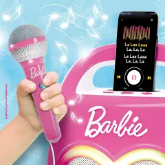 Barbie Partymaker Karaoke con Bluetooth, Luci e Microfono - musicali