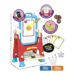 Carotina Lavagna Proiettore LED Double Face Scrivi - lavagne banchi scuola