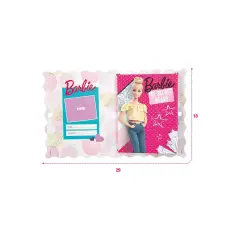 Barbie Secret Diary with Padlock, Stickers and Special Markers - Creativity