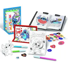 Stitch Coloring Pop-Up Backpack - With Booklet, Stickers and Markers - Creativity