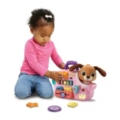 VTech Il Mio Cagnolino Trasportino Interattivo | Peluche e Accessori Educativi - Primi giochi