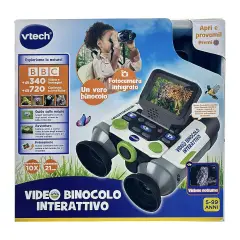 VTech Video Binocolo Interattivo Bambini 10x | Visione Notturna e Giochi Educativi - giochi scientifici
